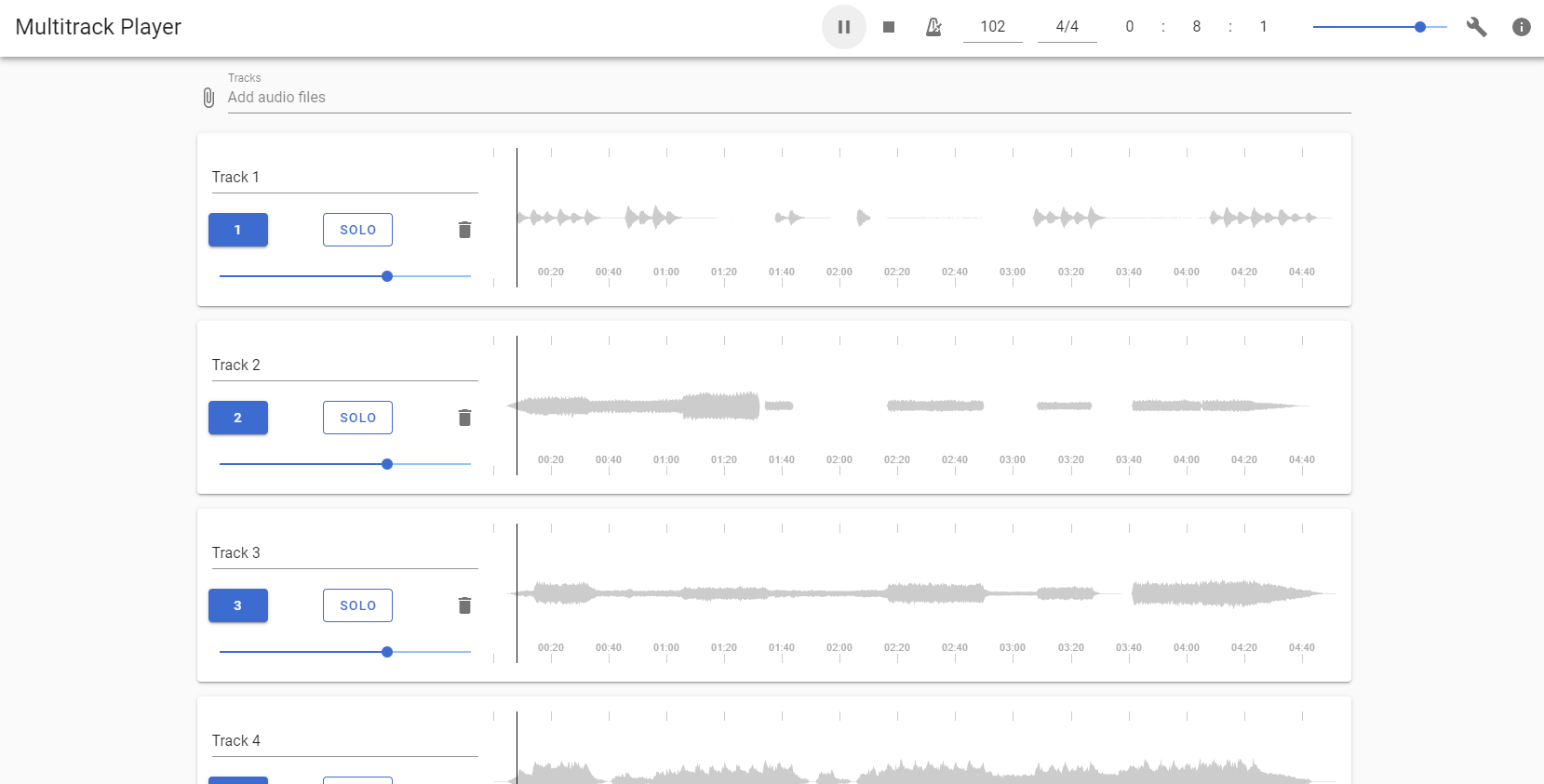 Multitrack Player